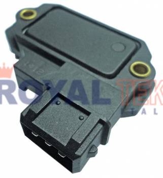 MODULO IGNICION ROYALTEK TIPO MARELLI CON SENSOR HALL / FIAT 147 / DUNA / FIORINO / REGATTA / SPAZIO / UNO / VIVACE / RENAULT 9 / 11 / 18 / 19 / 21 / FUEGO GTA / TRAFIC / RODEO --- OEM BKL3CA M8927 I1901 FT003